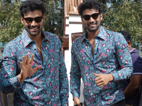 Bellamkonda Srinivasa on sets